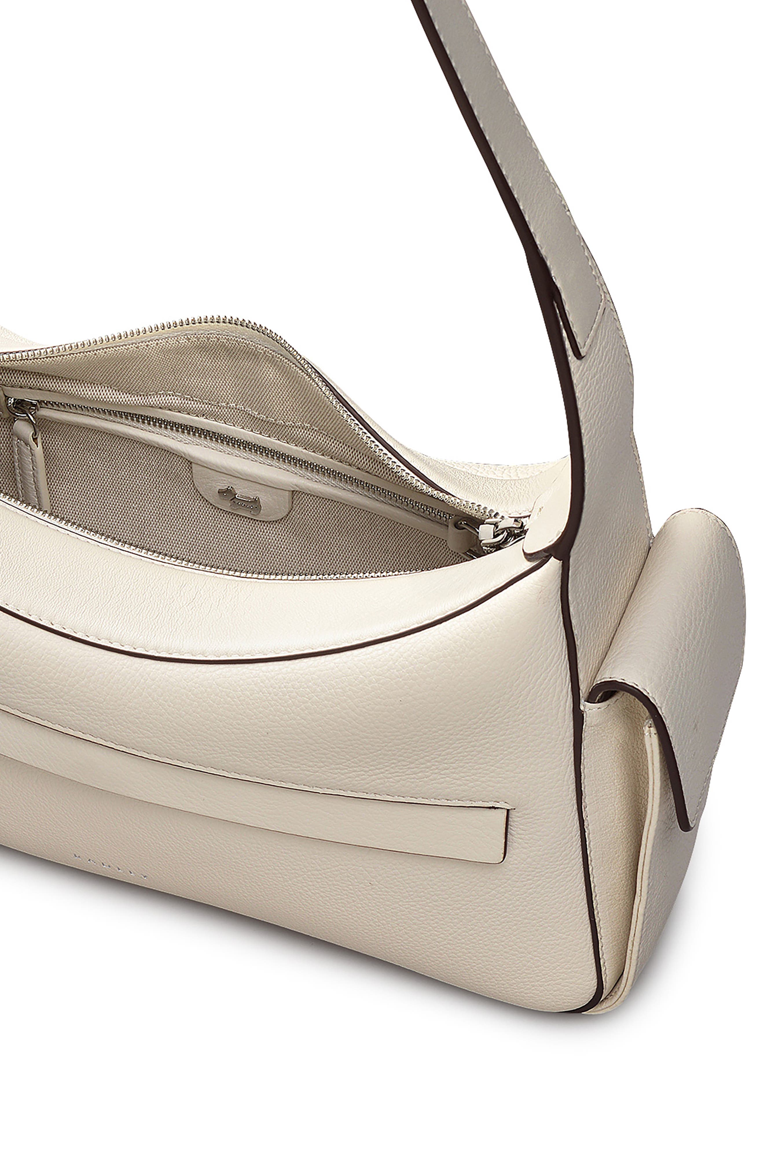 Radley The Fitzrovia Small Ziptop Shoulder Bag, Alternate, color, Chalk