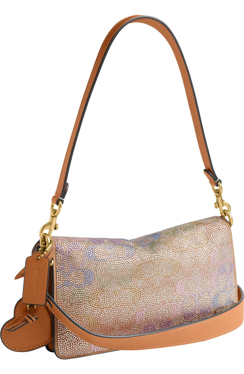 COACH Tabby 26 Signature Crystal Shoulder Bag, Alternate, color, Rainbow Multi