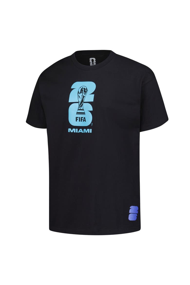 Men's Outerstuff  Black 2026 FIFA World Cup Miami Host City Local Oversized T-Shirt, Alternate, color, Black