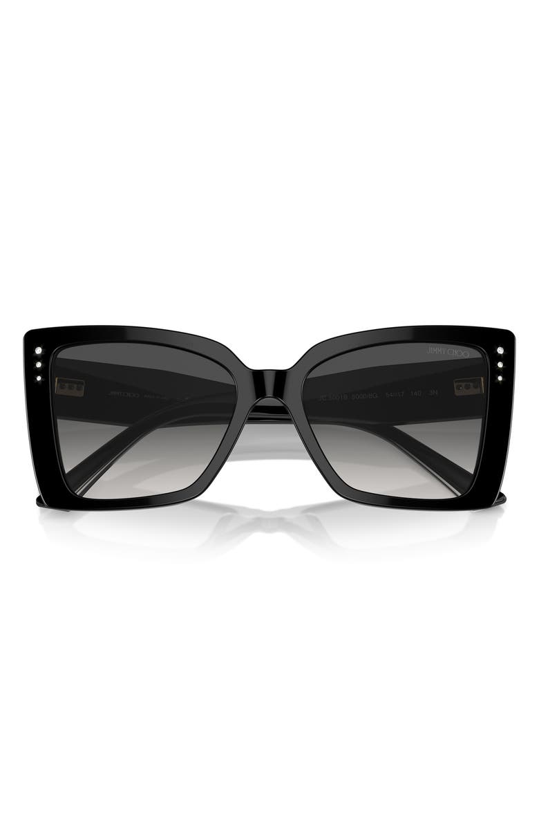 Jimmy Choo 54mm Butterfly Sunglasses, Alternate, color, 