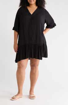 BOHO ME Ruffle Cover-Up Dress