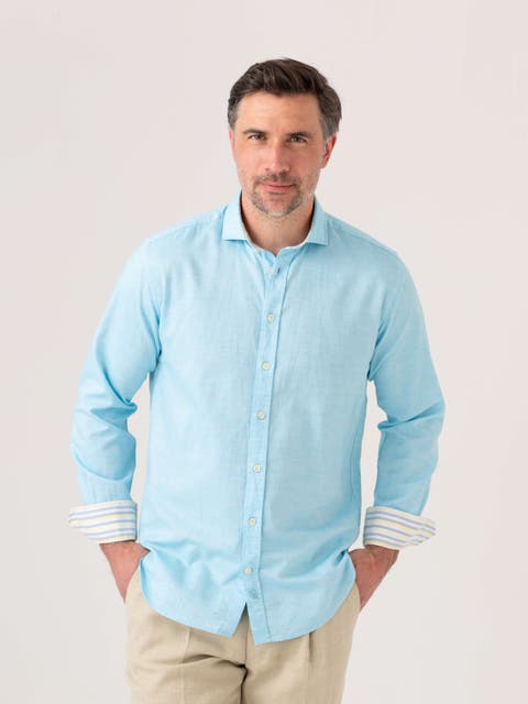 Cotton Linen Long Sleeve Shirt