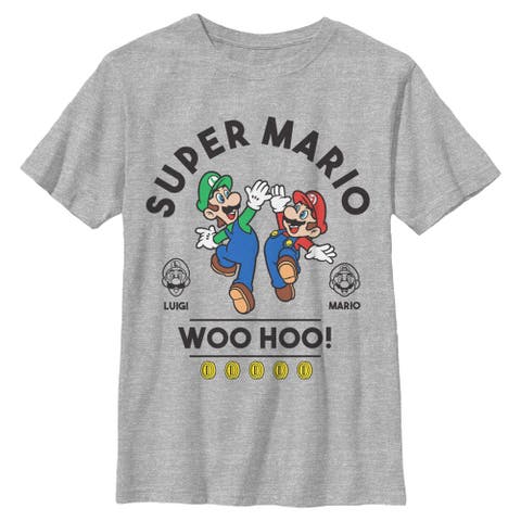 Boy's Nintendo Woo Hoo Brothers  Graphic T-Shirt