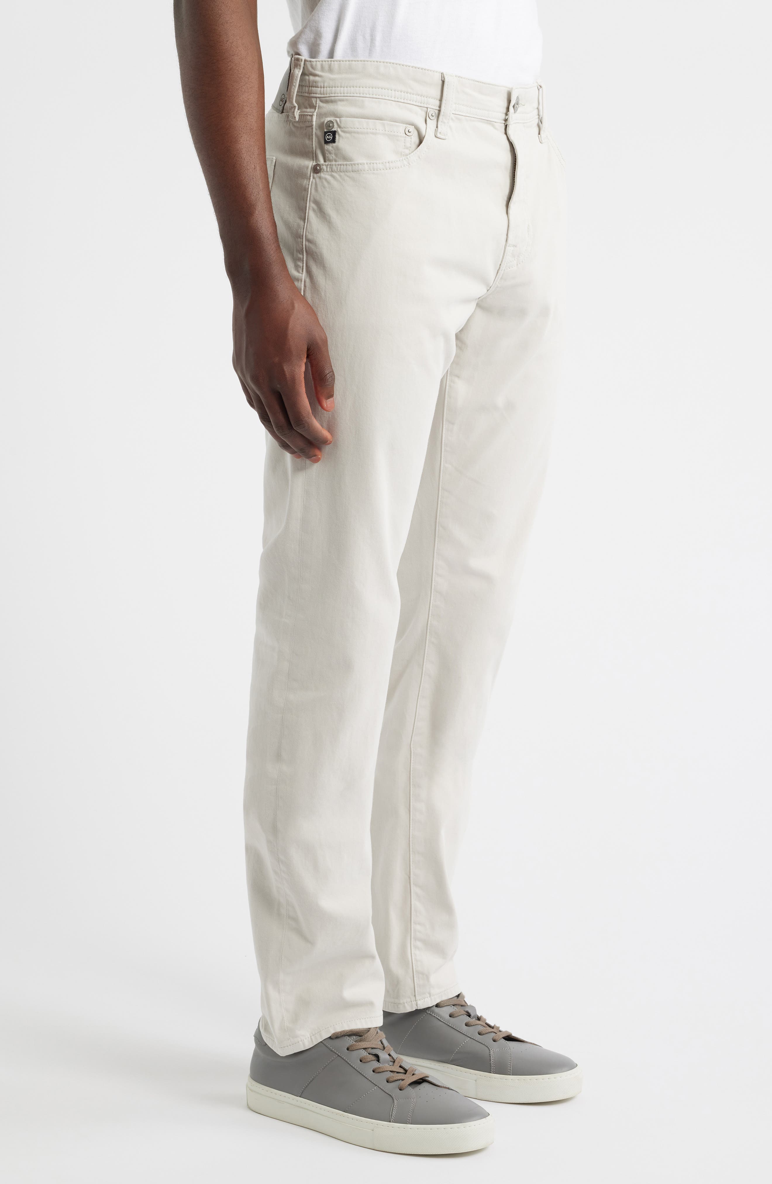 Everett Stretch Sateen Slim Straight Pants (Men) | Nordstrom
