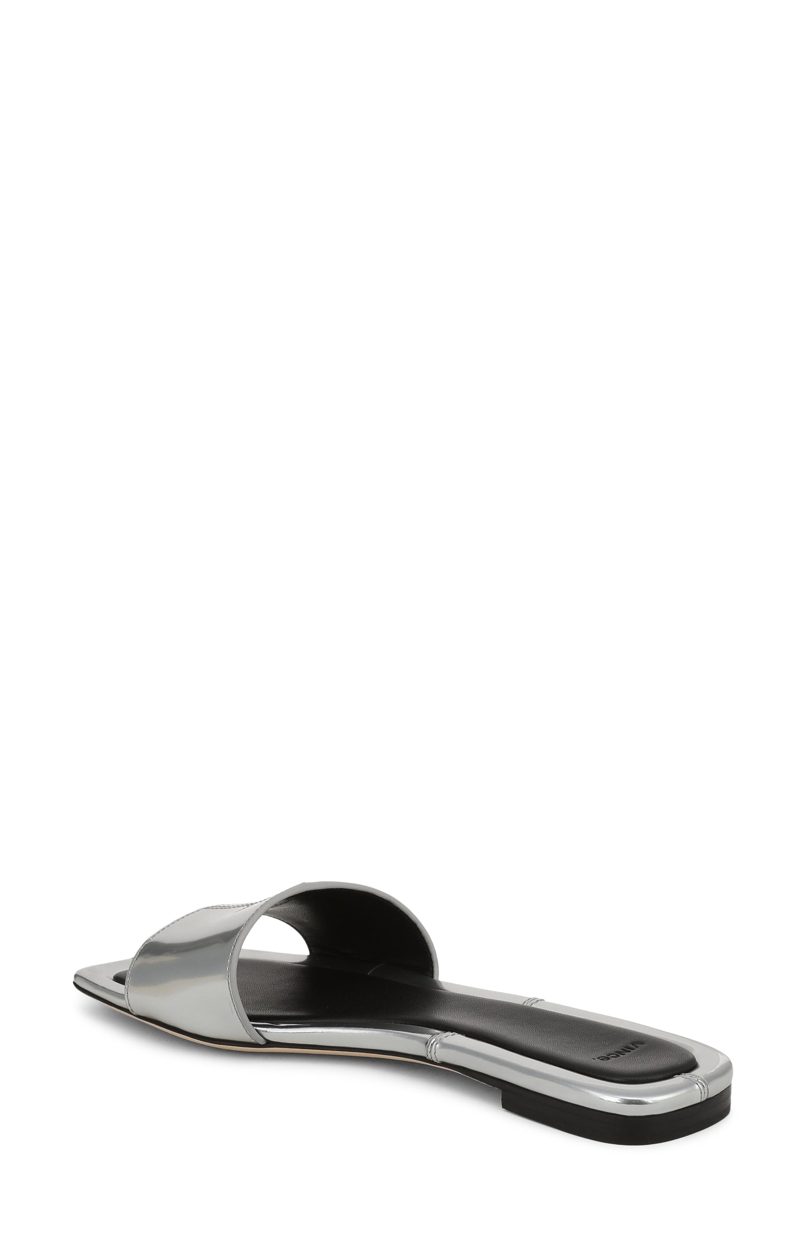 Valeria Slide Sandal, Alternate, color, SILVER