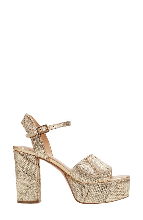 Marc Fisher Ltd Calyn Ankle Strap Platform Sandal In Animal Print