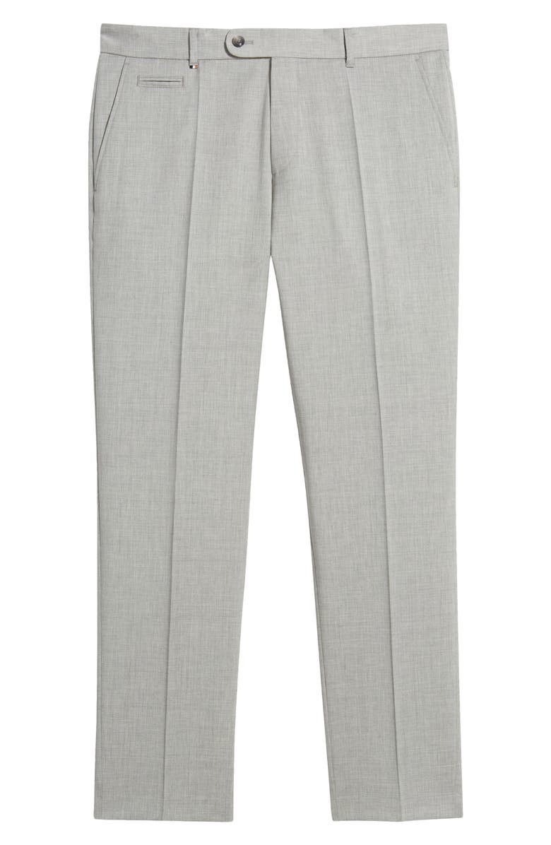 BOSS Genius Slim Fit Virgin Wool Dress Pants, Alternate, color,