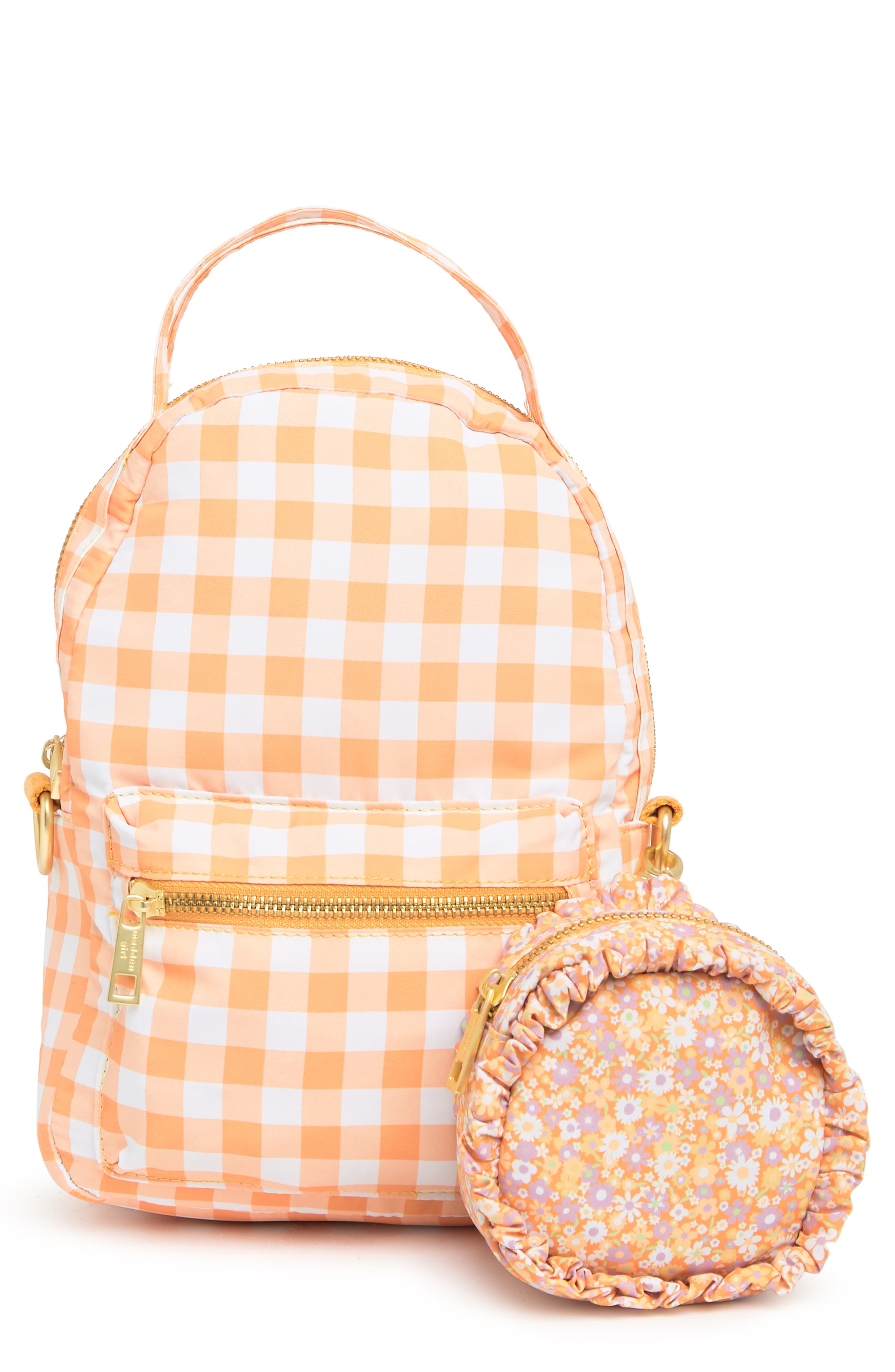 Madden Girl Soft Nylon Backpack with Pouch, Main, color, 