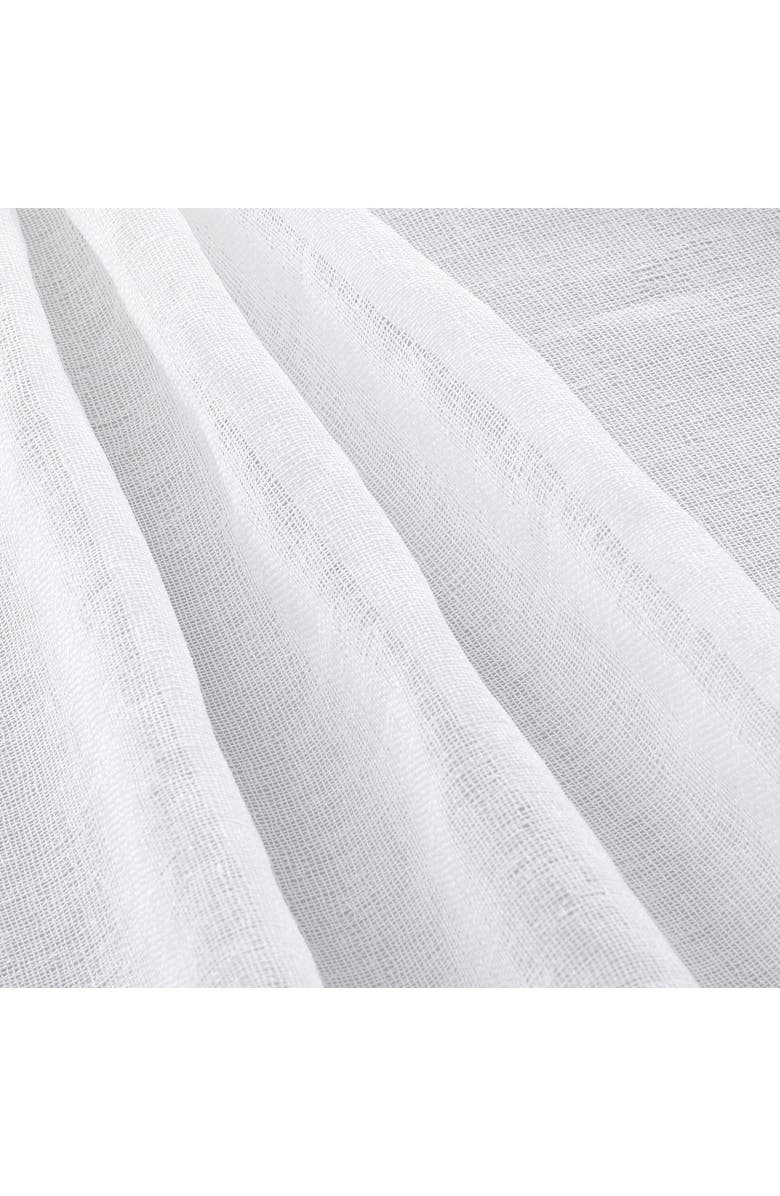 DAINTY HOME Tassel Trim Shower Curtain, Alternate, color,