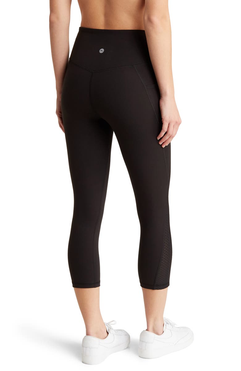 Gottex Honey High Waist Pocket Capri Leggings, Alternate, color, 