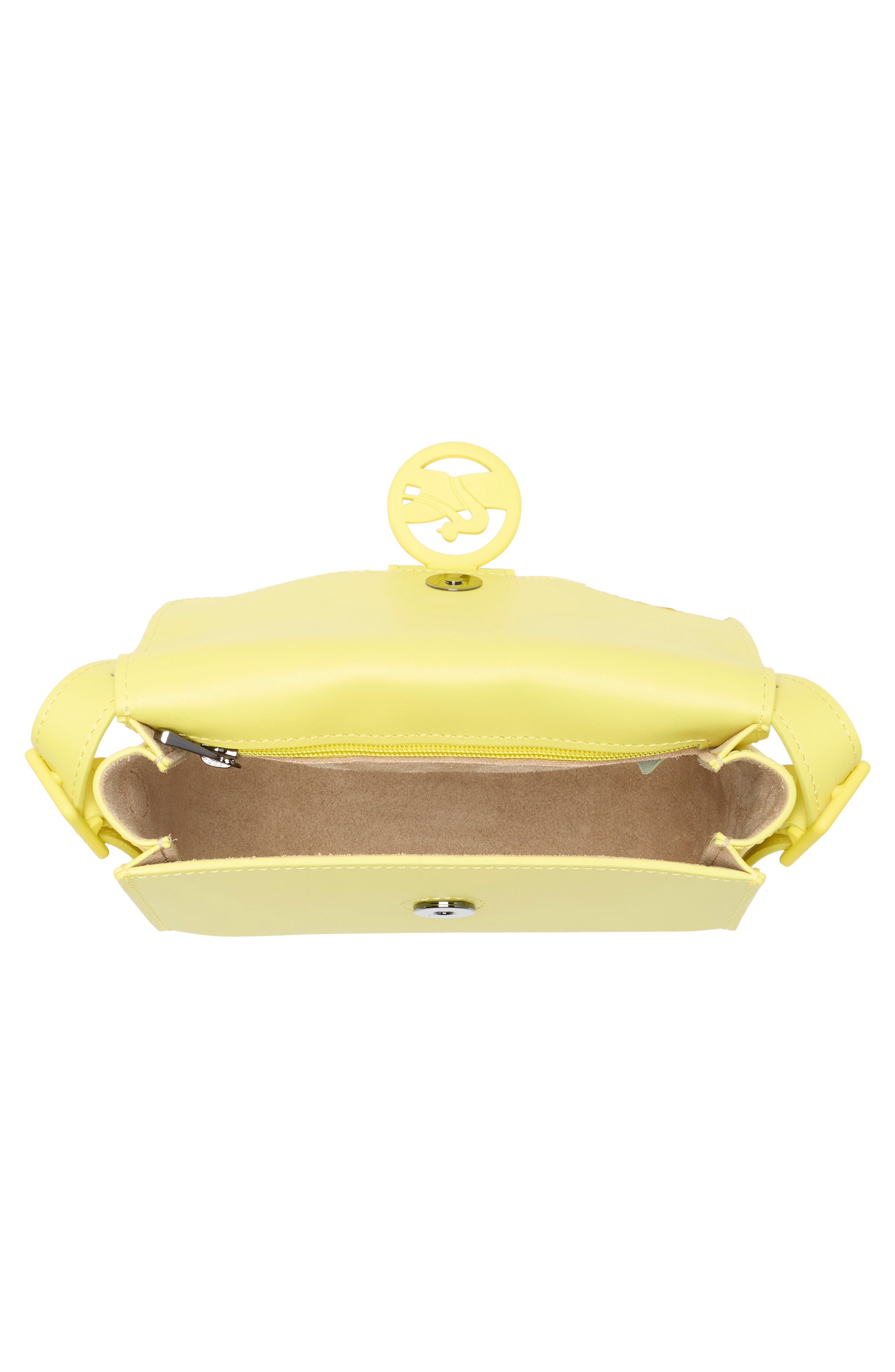Small Boxtrot Colors Leather Crossbody Bag, Alternate, color, LEMON
