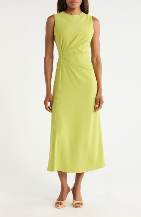 Side Ruched Sleeveless Dress