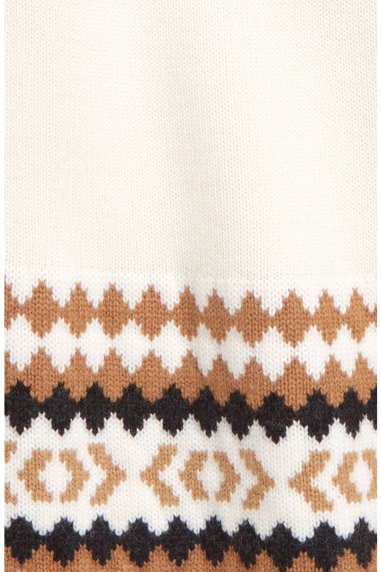 Beckie Wool Sweater Dress, Alternate, color, CAMEL IP PATTERN