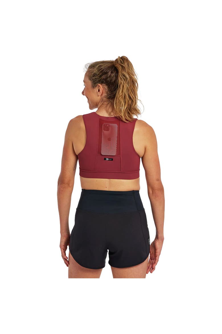 Flyout Bra - Women's, Alternate, color, Redwood