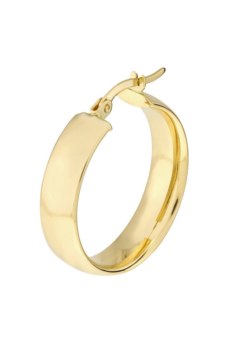 HAWLEY ST Polished Flat Hoop Earrings, Alternate, color, 
