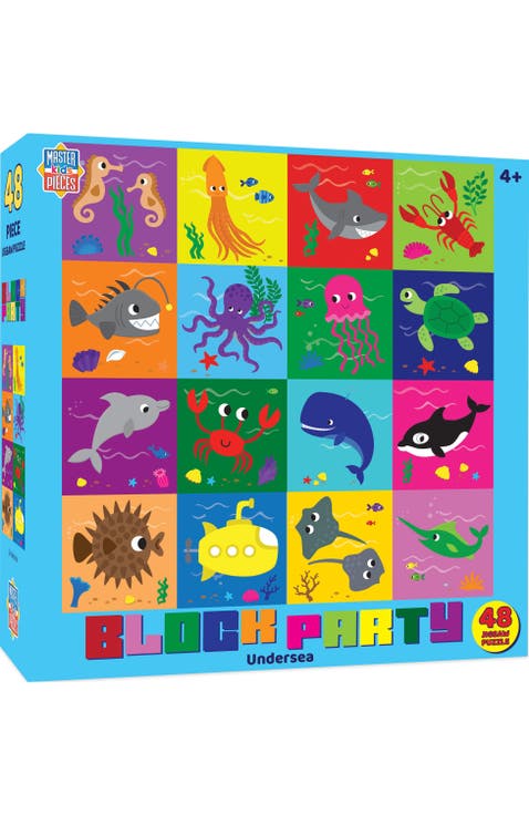 Block Party Undersea 48 Piece Puzzle