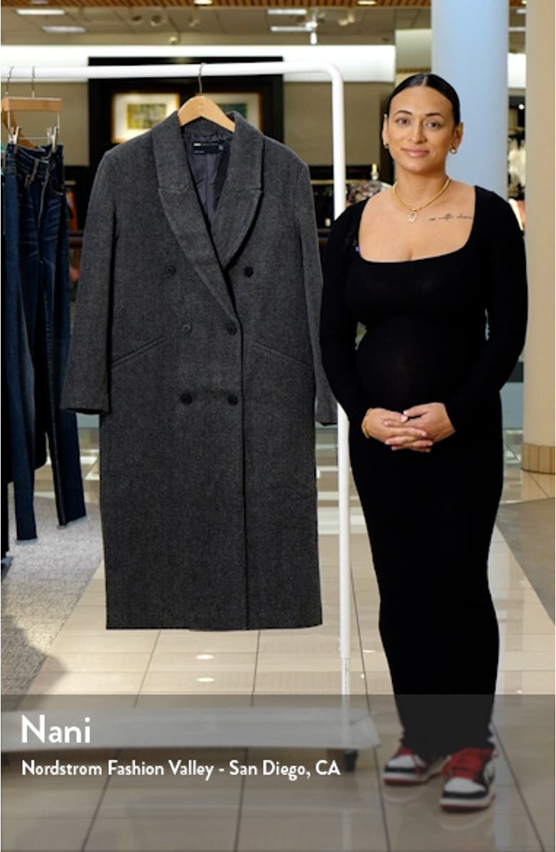 Double Breasted Twill Dad Coat, sales video thumbnail