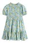 Kids' Aurora Twirly Smocked Bodice Cotton Dress