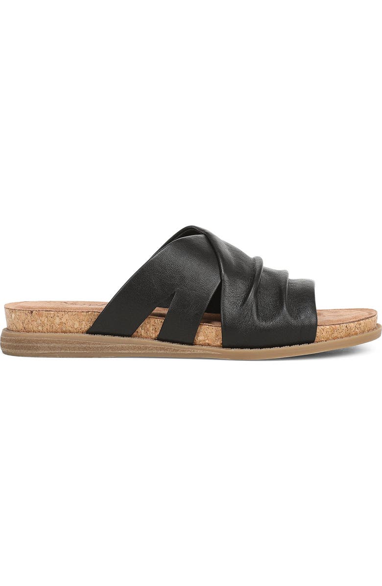Blowfish Malibu Noelle Slide Sandal, Alternate, color, Black Faux Leather