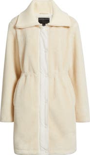Bernardo Super Soft Faux Shearling Coat