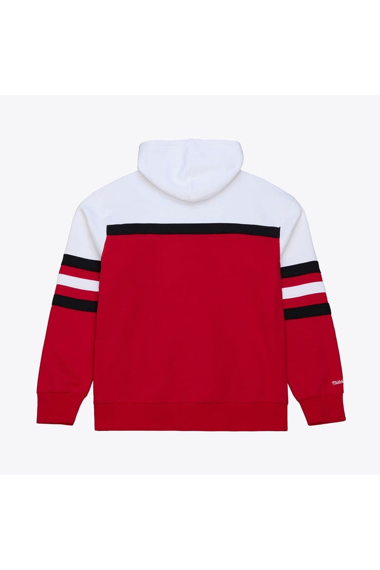 Men's Scarlet Mitchell & Ness  San Francisco 49ers Head Coach Hoodie, Alternate, color, Scarlet