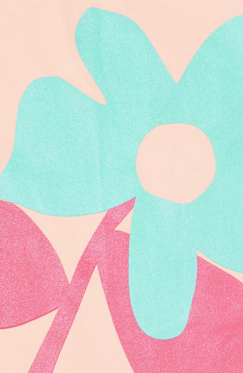 art & eden Zaria Ruffle Sleeve Graphic Tee, Alternate, color,