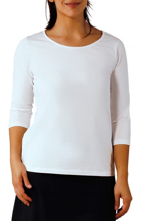 3/4 Sleeve Scoop Neck R&R Tee