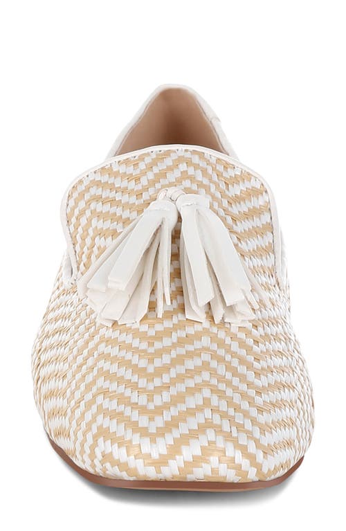 Rag & Co Dara Tassel Driving Loafer In Beige