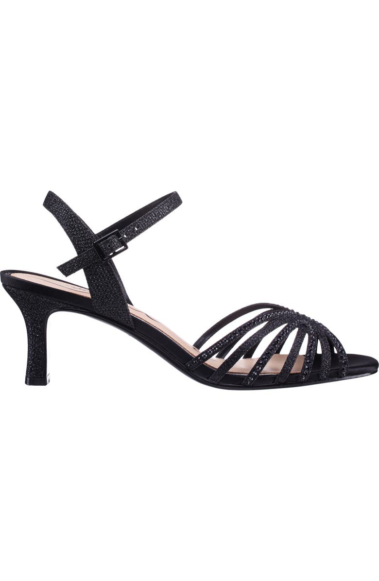 Nina Bryna Ankle Strap Sandal, Alternate, color, Black