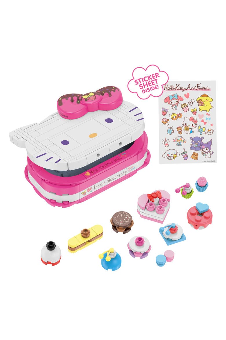 Hello Kitty Dessert Box Building Set, Alternate, color, Red