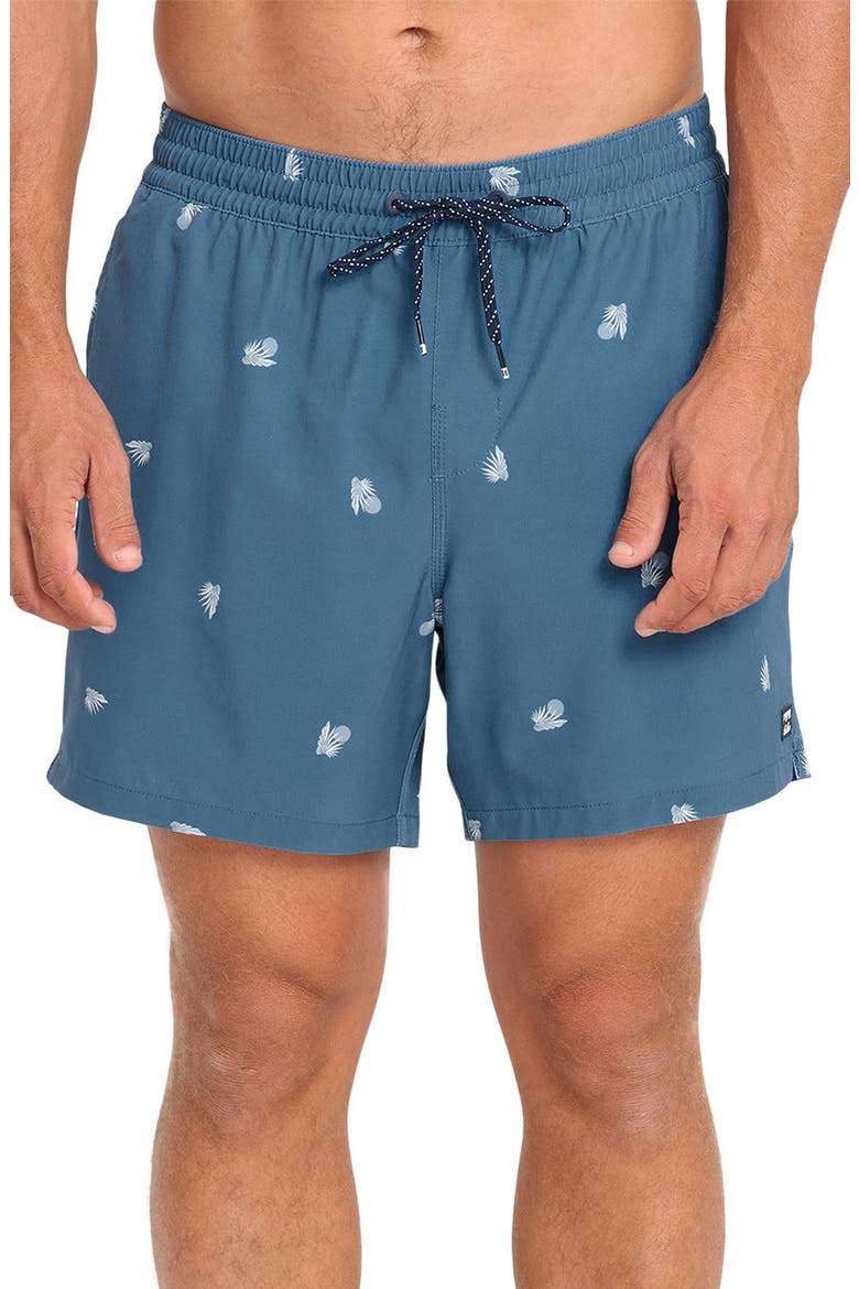 Lineup Layback Swim Trunks, Main, color, REAL TEAL