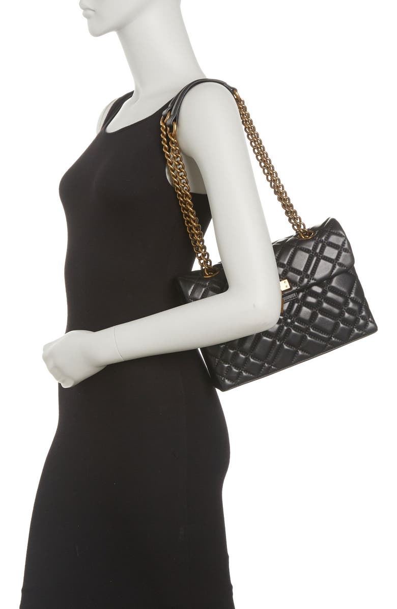 Kurt Geiger Brixton Quilted Lock Bag, Alternate, color,