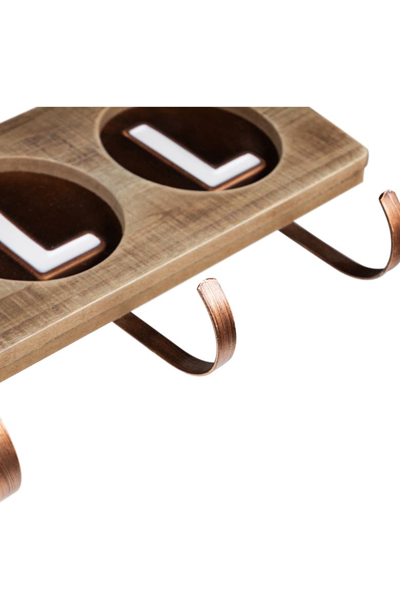 Northlight Fall Pumpkin Keyholder Harvest Wooden Wall Sign - 20", Alternate, color, Bronze