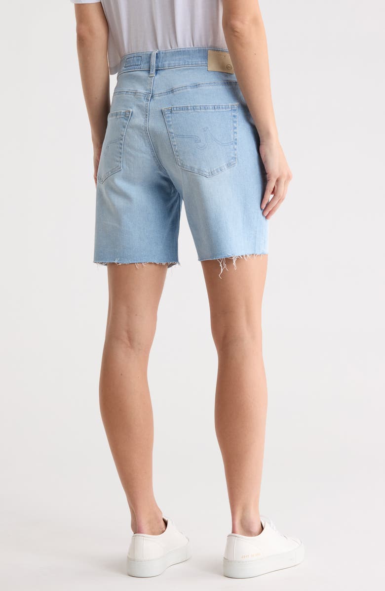 AG Ex-Boyfriend Mid Thigh Denim Shorts, Alternate, color,