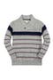 selected Gray Heather Academy Stripe