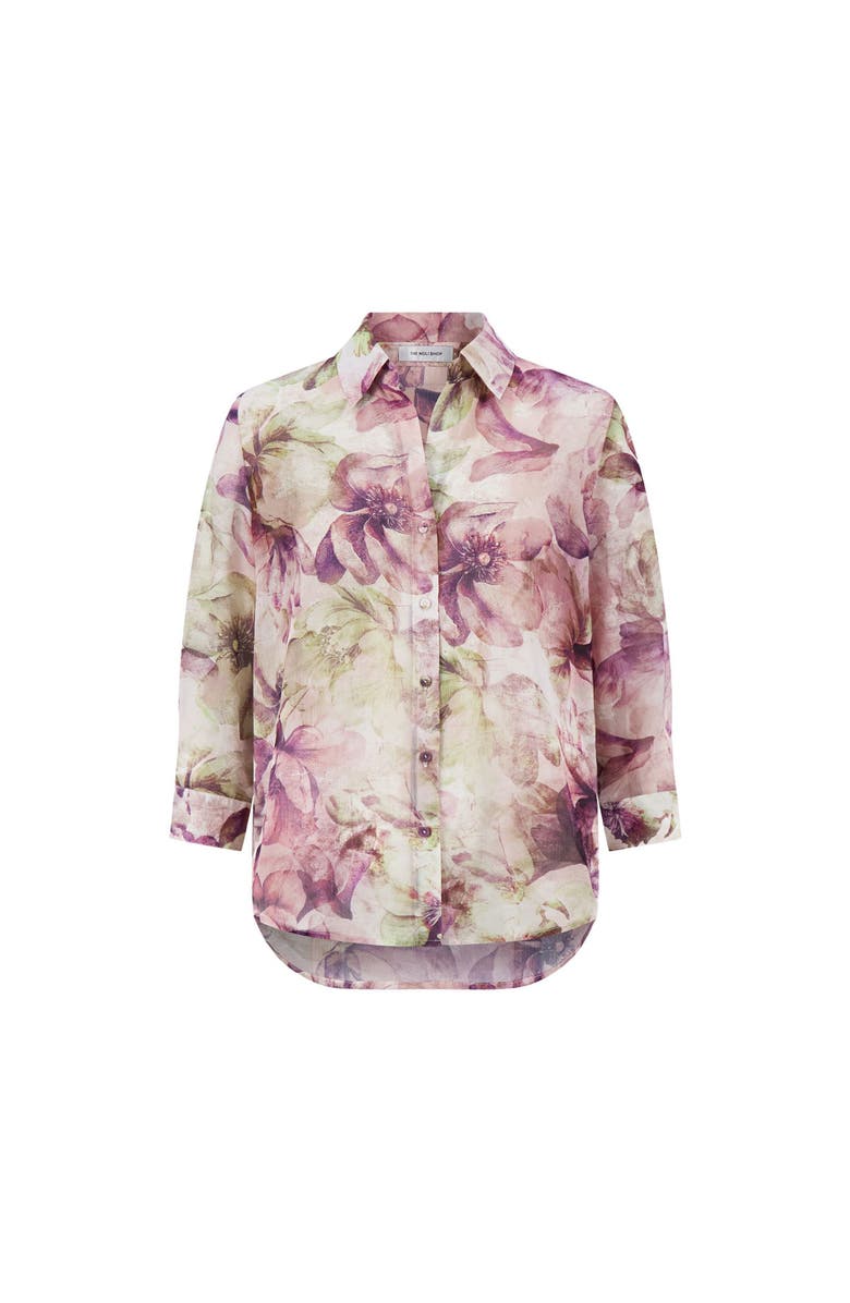 The Noli Shop Sara Chiffon Blouse, Alternate, color, Garden