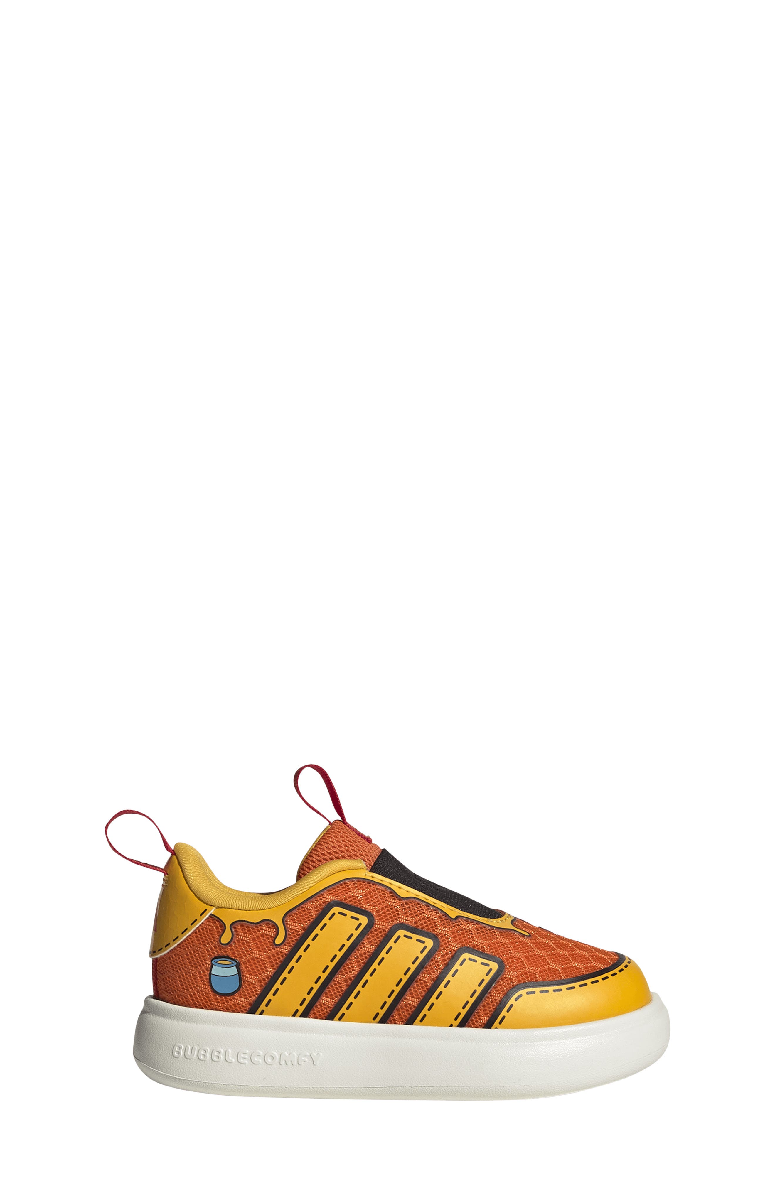 Kids' Disney Bubblecomfy Winnie the Pooh Slip-On Sneaker, Alternate, color, ORANGE/ YELLOW/ OFF WHITE