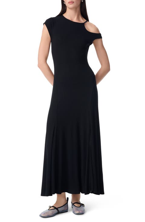 Clarice Cutout Shoulder Maxi Dress
