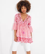 Joe Browns Bell Sleeve Pom Pom Tunic