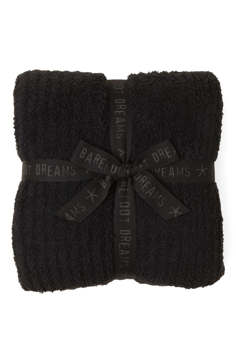 Barefoot Dreams<sup>®</sup> CozyChic<sup>®</sup> Prismatic Throw Blanket, Alternate, color, Black