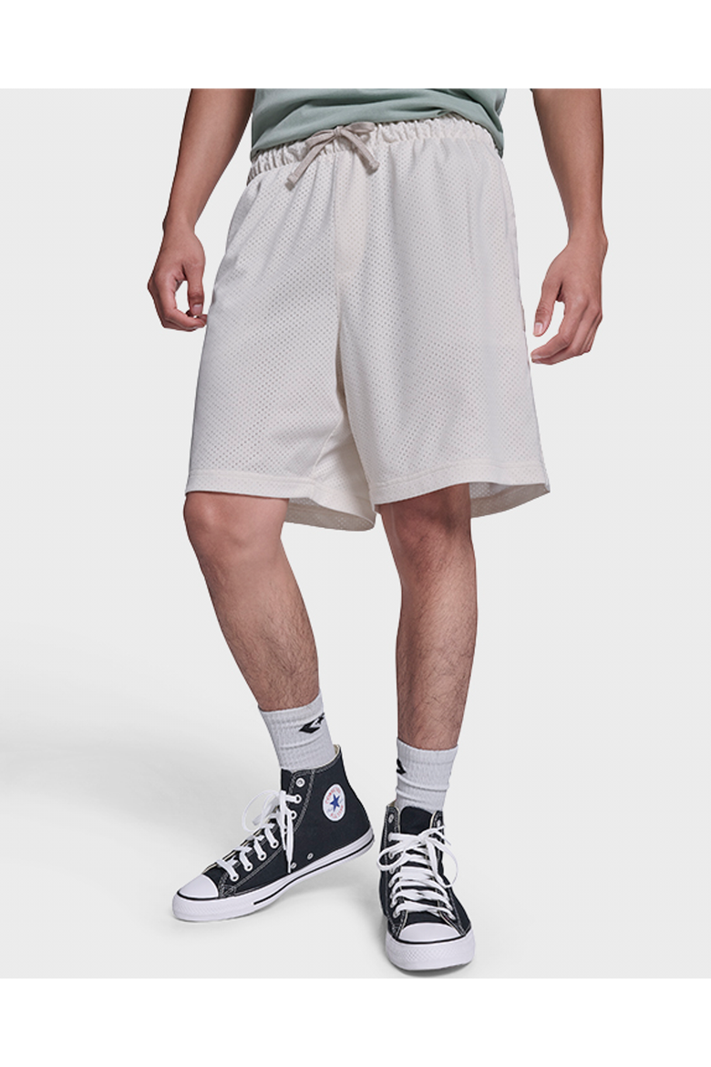 Men's Converse Star Mesh Short, Main, color, CONVERSE EGRET