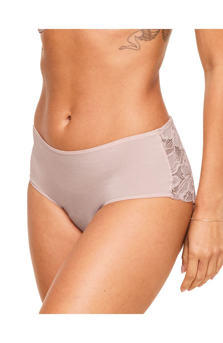 Adore Me Harlowe Shortie Panties, Main, color, Medium Beige
