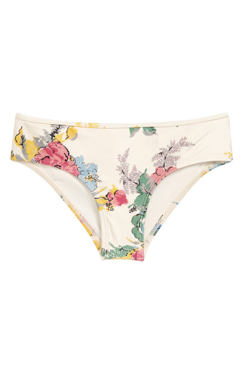 Zimmermann Kids' Clover Frill Floral Print Bikini Bottoms, Main, color, Honey Garden Floral