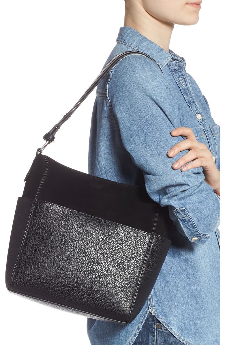 Treasure & Bond Campbell Leather & Suede Bucket Bag, Alternate, color,