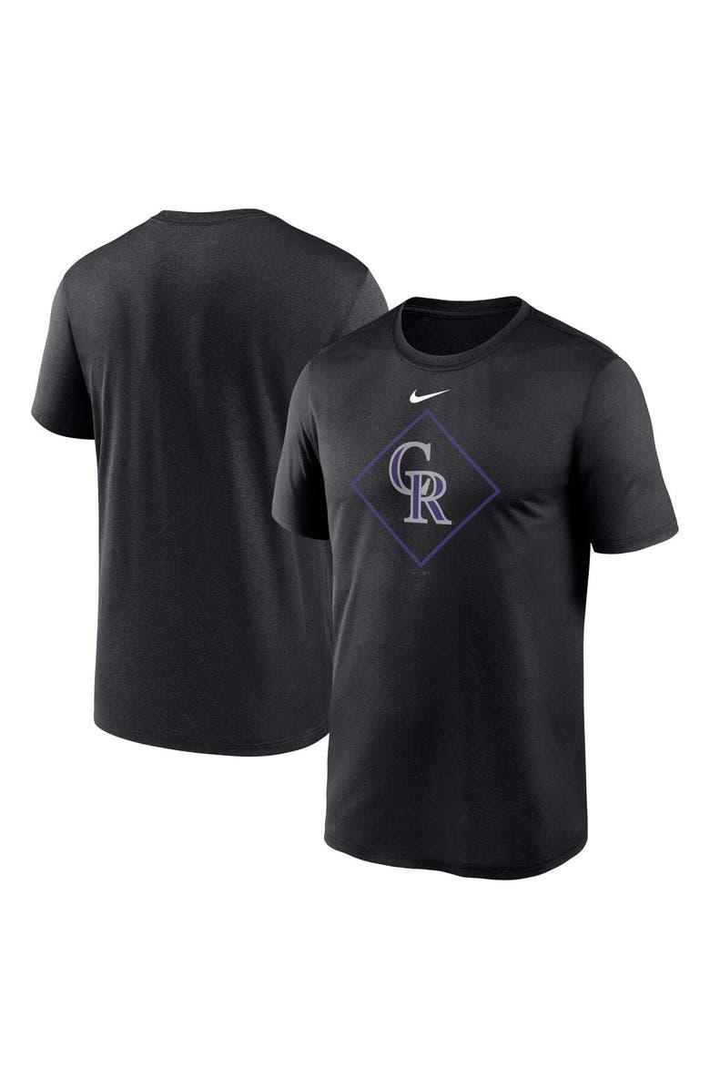 Nike Men's Nike Black Colorado Rockies Legend Icon Performance T-Shirt, Main, color, 