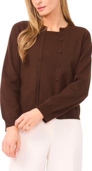 Halogen® Attached Tank Cardigan Sweater