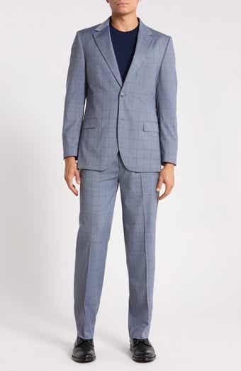 Windowpane Stretch Suit