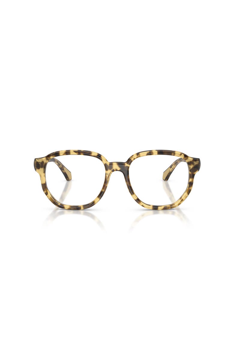 53mm Rectangle optical glasses, Alternate, color, Tortoise