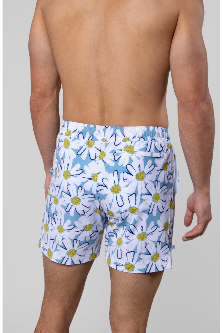 Summer Daisies Swim Trunk, Alternate, color, Summer Daisies