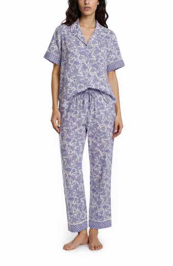 VERA BRADLEY Short Sleeve Notch Collar Pajamas